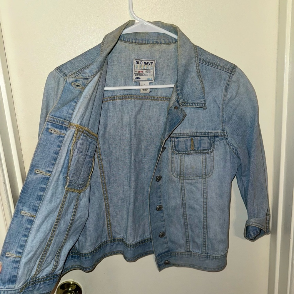 Old Navy Women's Light Blue Denim Jacket | Used | Great Condition | Medium